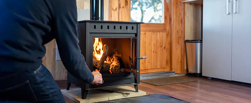 Open Hearth Wood Fireplace Installation in Anthem, AZ