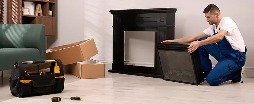 Old Rusted Metal Fireplace Repair And Replacement in Anthem, AZ